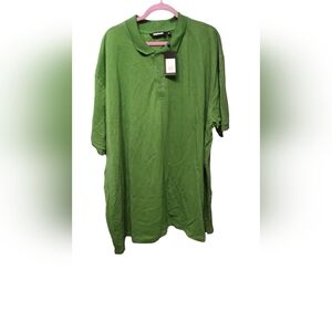 Men's Green Polo Shirt 6XL